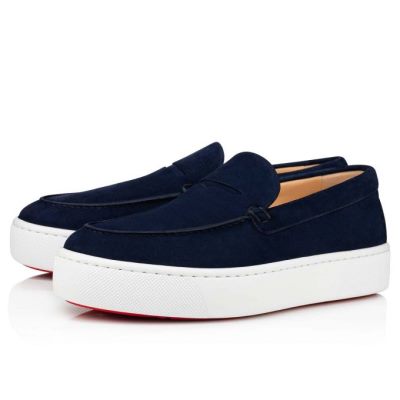 Zapatos De Barco Paqueboat Christian Louboutin Hombre - Azules - 3130692BK01